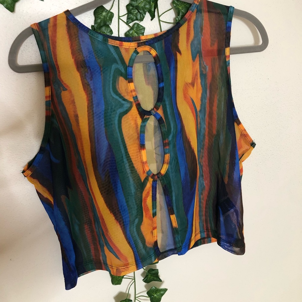 Colored crop top